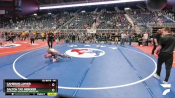 86 lbs Cons. Round 2 - Cameron Layher, Douglas Wrestling Club vs Dalton Tad Nebeker, Southwest Wolverines Wrestling