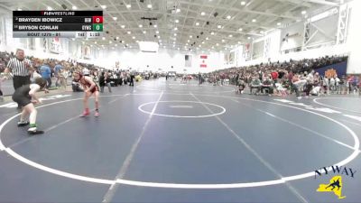 81 lbs Champ. Round 2 - Bryson Conlan, Guilderland Youth Wrestling Club vs Brayden Ibowicz, Revolution Elite Wrestling