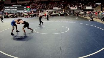 D 2 165 lbs Champ. Round 2 - Corbin Falgout, Vandebilt Catholic vs Colin Eiselstein, Sam Houston
