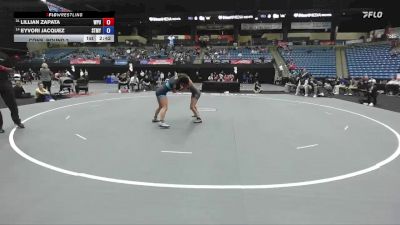 103 lbs Cons. Round 2 - Lillian Zapata, William Penn vs Eyvori Jacquez, Saint Mary