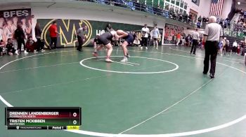 157 lbs Semifinal - Tristen McKibben, Rootstown vs Drennen Landenberger, Pickerington North