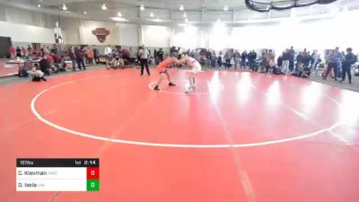 157 lbs Consolation - Connor Kievman, UNATT-New York City RTC vs Dominic Isola, Virginia