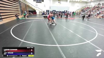 190 lbs Round 1 - Jasmin Downer, MN vs Lily Wolke, MN