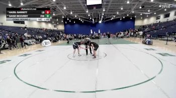 185 lbs Cons. Round 2 - Saige McCurdy, Staunton vs Hazel Garrett, Lebanon