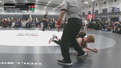 106 lbs Semis - Kruz Keller, Immortal Athletics WC vs Jaxson Hackett, Lake Gibson Braves