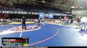 54 lbs Quarterfinal - Zuri Silva, Gig Harbor Grizzlies Wrestling Club vs Peyton Sowards, Puyallup Wrestling Club