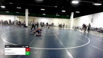 85 lbs Round Of 16 - Rylen Wax, OH vs Noah Desmond, PA