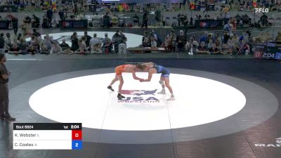 145 lbs Quarters - Kannon Webster, Illinois vs Christopher Coates, Indiana