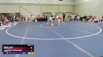 130 lbs Placement Matches (8 Team) - Anna Vogt, Texas Blue vs Christina Borgmann, Florida