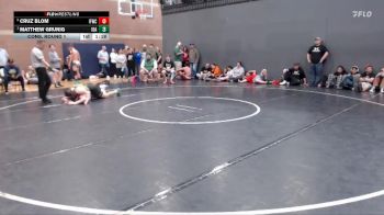 175 lbs Cons. Round 1 - Matthew Grunig, Idaho vs Cruz Blom, Idaho Falls Wrestling Club