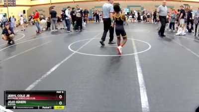 84 lbs 1st Place Match - Jeryl Cole Jr, Baltimore Wrestling Club vs JoJo Igneri, Buxton