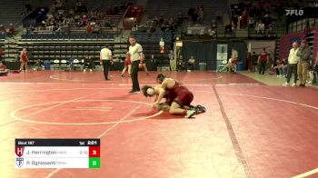 157 lbs Consolation - Jimmy Harrington, Harvard vs Paul Ognissanti, Univ Of Pennsylvania