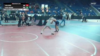 138 lbs Semifinal - Asa Reis, Mt. Anthony Union vs Jack Sauer, Franklin