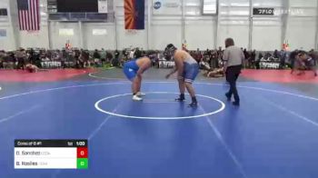 285 lbs Consi Of 8 #1 - Benjy Rosiles, Team FCA vs Derek Sanchez, Cedaredge WC