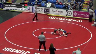 89 lbs Consi Of 32 #2 - Cooper Boland, Central York vs Jeremy McKinney, Souderton