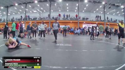 125 lbs Semifinal - Ladson Fraser, JET vs Thomas Rich, Spartanburg Wrestling Academy