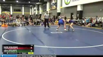 170 lbs Round 1 (3 Team) - Katie Schlosser, TigerHawk Wrestling vs Leila Kollasch, Iowa Angry Alpacas