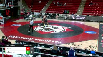 285 lbs Finals (2 Team) - Mason Cover, Cleveland State vs Josiah Hill, Little Rock