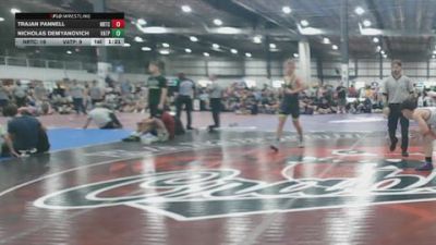 144 lbs Semis & 1st Wb (8 Team) - Nicholas Demyanovich, VA TEAM PREDATOR vs Trajan Pannell, NOKE RTC