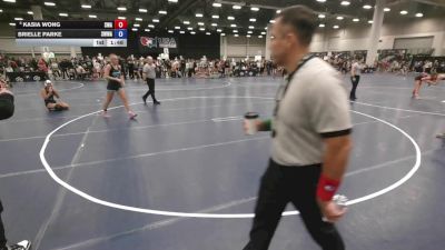 135 lbs Champ. Rd Of 16 - Brielle Parke, Sebolt Women Wrestling Academy vs Kasia Wong, Shelton Wrestling Academy