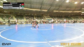 Final - Mahlea Talato, Jackson County Wrestling Club vs Aaliyah Rangel, Scotsmen Wrestling Club