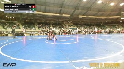 Final - Mahlea Talato, Jackson County Wrestling Club vs Aaliyah Rangel, Scotsmen Wrestling Club