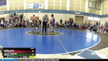 105 lbs Round 3 (4 Team) - Jamie Licha, Brownsburg vs Brody Weimer, Noblesville