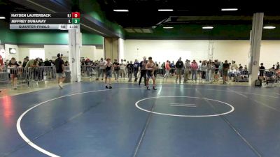 128 lbs Quarterfinal - Hayden Lauterback, NJ vs Jeffrey Dunaway, IL