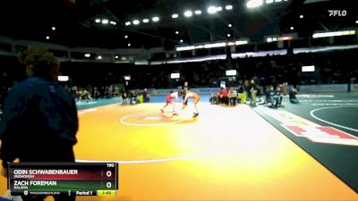 190 lbs Quarterfinal - Odin Schwabenbauer, Snohomish vs Zach Foreman, Kalama