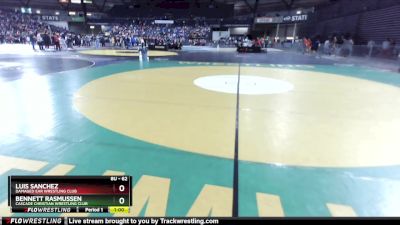 62 lbs Cons. Round 1 - Luis Sanchez, Damaged Ear Wrestling Club vs Bennett Rasmussen, Cascade Christian Wrestling Club