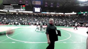 98 lbs Champ. Round 1 - Paisley Sosbe, EWO3 vs Jordyn Mills, AUT1