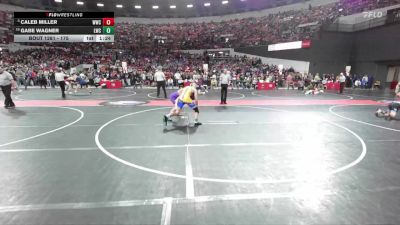 175 lbs Champ. Round 2 - Caleb Miller, Waunakee Wrestling Club vs Gabe Wagner, Lancaster Wrestling Club