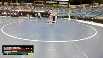 133 lbs Cons. Round 5 - 5 Jackson Cockrell, Grand View vs 3 Sammy Shires, Cumberland