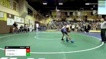 126 lbs Champ. Round 2 - Justin Herrera, Chaparral vs Isaac Deloa-Romero, Citrus Hill