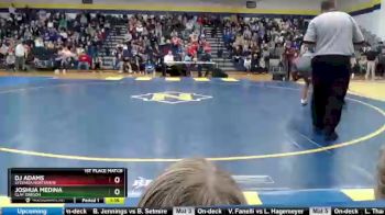 106 lbs 1st Place Match - Joshua Medina, Clay Oregon vs DJ Adams, Sylvania Northview