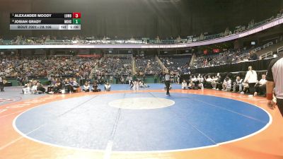 7A 106 lbs Quarterfinal - Alexander Moody, Lumberton vs Josiah Grady, Mooresville High School