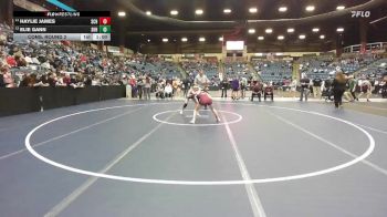 105 lbs Cons. Round 2 - Haylie James, Salina-Central Hs vs Elie Gann, Spring Hill HS