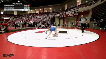 145 lbs Consolation - Jentri Burch, Oologah vs Ayanna Cruz, Shawnee High School Girls