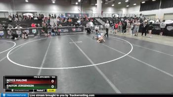 102 lbs Champ. Round 3 - Royce Malone, IN vs Easton Jorgenson, IA