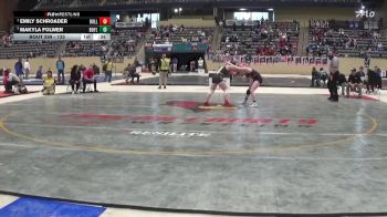 132 lbs Cons. Semi - Emily Schroader, Bullitt East vs Makyla Folwer, Boyle County