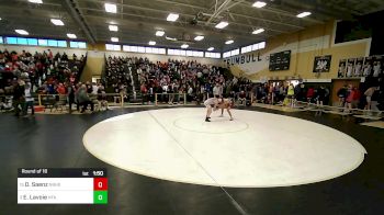 132 lbs Round Of 16 - Doshel Saenz, New Britain vs Edward Lavoie, Norwich Free Academy