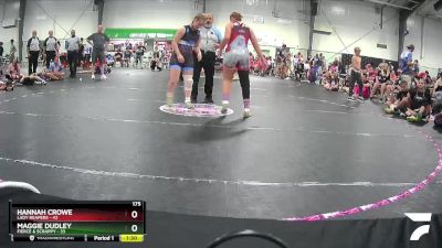 175 lbs Round 1 (3 Team) - Hannah Crowe, Lady Reapers vs Maggie Dudley, Fierce & Scrappy