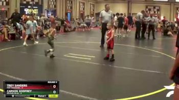 38 lbs Round 3 (4 Team) - Carson Godfrey, Revival Blue vs Trey Sanders, Mat Assassins