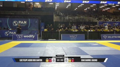Joao Gabriel Galvao vs Luiz Felipe Assis Dos Santos 2026 Pan Jiu Jitsu IBJJF Championship