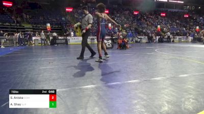 117 lbs Round Of 16 - Brody Tobias, Boyertown vs Shawn Miller, Warren