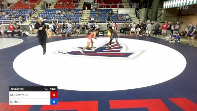 138 lbs Rnd Of 128 - Micah Proffitt, AR vs Davian Hall, IL