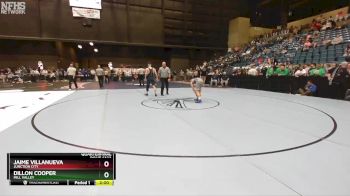 6A - 138 lbs Quarterfinal - Dillon Cooper, Mill Valley vs Jaime Villanueva, Junction City