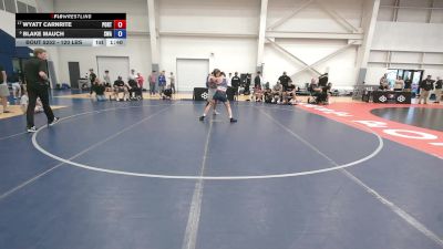 120 lbs Semis - Wyatt Carnrite, Poway RTC vs Blake Mauch, Sanderson Wrestling Academy