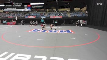 103 lbs Cons. Round 5 - 4 Karina Vang, Doane vs Angelina Casteneda, Cumberlands