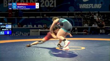 62 kg Quarterfinal - Aurora Campagna, Ita vs Emma Patricia Bruntil, Usa